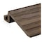 Aura Aura 1 in. H X 3 in. W X 24 in. L Prefinished Walnut Polystyrene Floor Transition, PK4 DST-004-WN01 - alternate 2